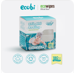 Khăn khô Ecobi hộp 180 tờ - Khăn Ướt ECO WIPES - Công Ty Cổ Phần ECO WIPES Việt Nam
